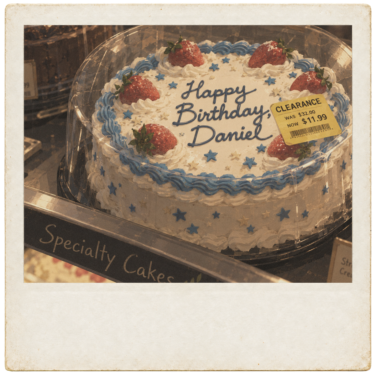Birthday Cake photograph 2